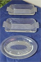 Set of 3 serving trays