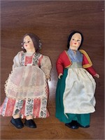 Vintage European Paper Mache Dolls
