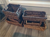 6 Storage Baskets