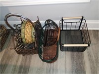 5 Decorative Metal Baskets
