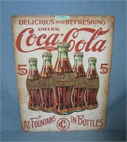 Drink Coca Cola at foundations and in bottles styl