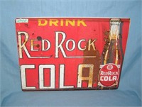 Drink Red Rock Cola style advertising sign