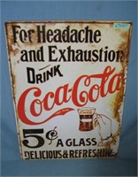 For headache and exhaustion drink Coca Cola style