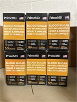 Lot of 6 prime MD blood sugar, anti-inflammatory