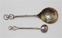 Two  Australian sterling silver spoons