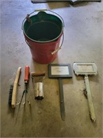 2 Buckets, Grave Markers & Hand Tools