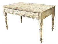 CONTINENTAL DISTRESSED FINISH WRITING DESK