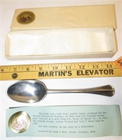 Vermont Historical Society Pewter Spoon