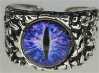 Eyeball ring size 9.5 adjustable