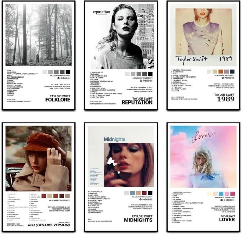 Taylor Album Poster 8x12in TS-6