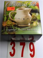 36242 Collectors Club Miniature Milk Pitcher