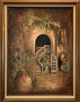 J. HOXSEY "FRENCH QUARTER" PAINTING