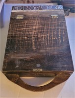 Vtg. Wooden Travel Writing Desk 9" x 12"