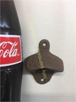 Coca Cola counter mount bottle opener