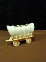 Covered wagon planter unmarked