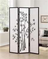 Roundhill 3-Panel Oriental Shoji Room Divider