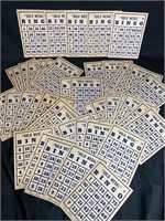Vintage “Gold Medal” Bingo Card Lot
