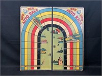1922 SPE-DEM Auto Race Game Board Rare
