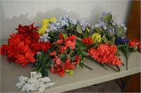 Lot of Artificial Flowers