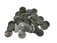 Lot Of 46 WW2 U.S. Steel Pennies 1943
