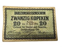 Rare Germany WW120 Kopenken April 1916