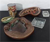5 cendriers / vide poche - Ashtrays and tidy trays
