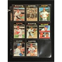8 1971 Topps Baseball Stars/hof