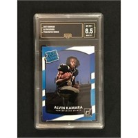 2017 Donruss Alvin Kamara Rookie Gma 8.5