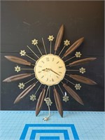Mid-Century Modern Robert Shaw Starburst clock