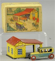BOXED DISTLER PENNY TOY AUTO STATION