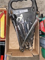 Boxful craftsman wrenches