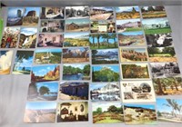 41 mixed United States postcards