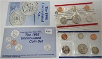 1998 P&D US Uncirculated coin set