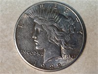 1922 Peace Dollar, 90% Silver