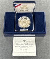 (D) World War 2 50th Anniversary Dollar Coin