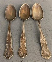 (3) Towle 60% Silver Spoons