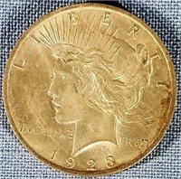 1923 Peace Dollar EF 40