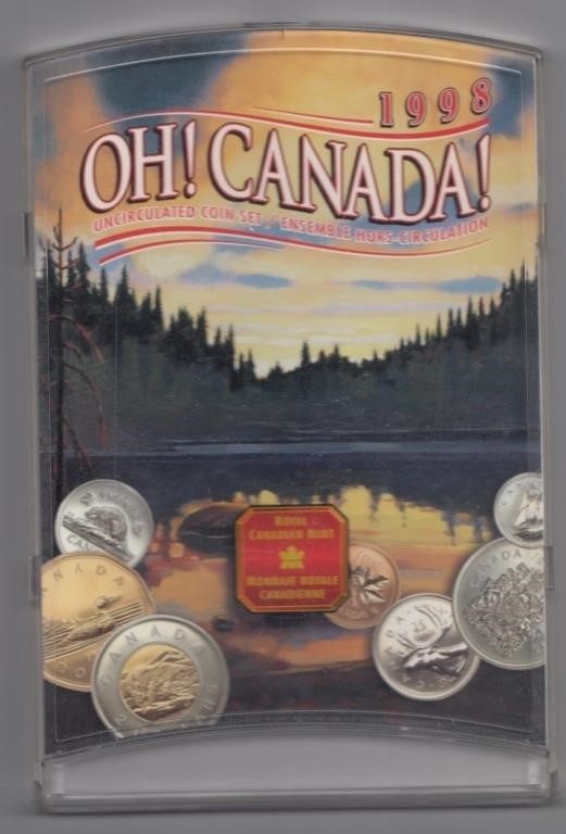 1998 Canada Uncirculated Coin Set