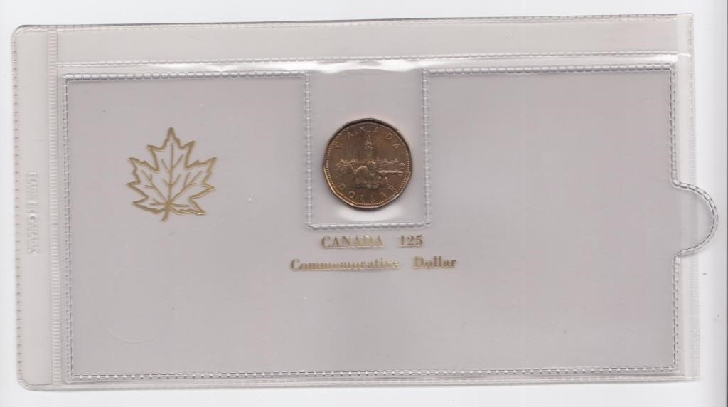 1867-1992 Canada 125 Commemorative Dollar