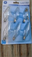 6 Bulbs Decorative B type. candelabra base bulbs
