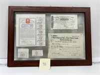 Antique Stock Certificates West Cumberland