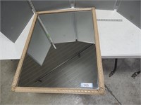 Framed mirror; approx 28" x 36"