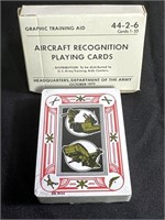 Dept of Army Aircraft Recognition Playing Cards