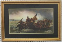 George Washington Crossing Delaware By E Leutze