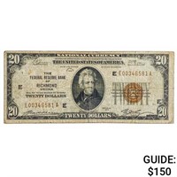 FR. 1870-E 1929 $20 FRBN RICHMOND, VA VF
