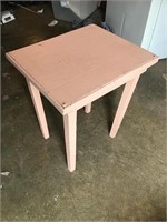 Small pink table