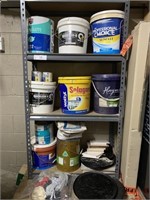 4 Tiered Stock Shelf, Qty Paint & Spare Sheif Tops