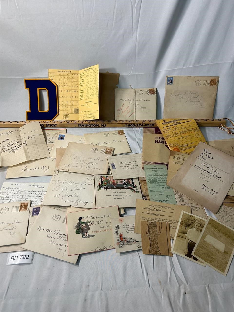 Lot of 1940's Ephemera and Other Old Print Items