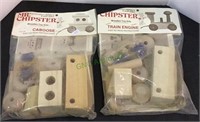 Vintage Mr. Chipster wooden toy kit includes a