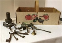 Lot consists of vintage and primitive items